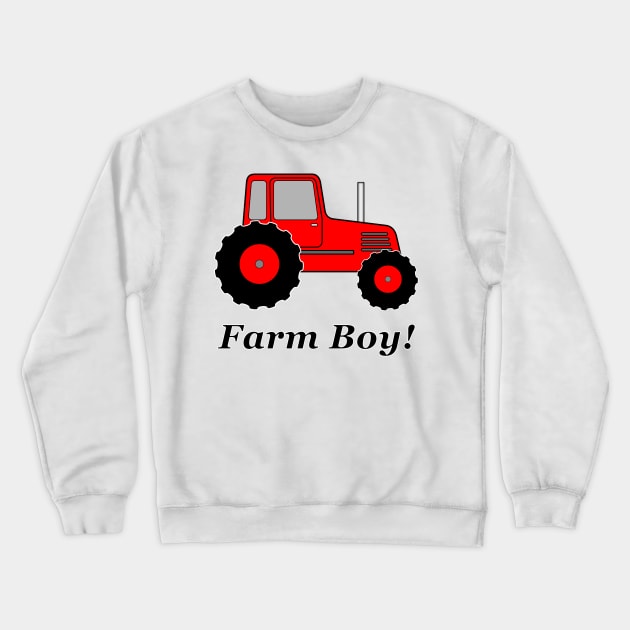 Farm Boy Crewneck Sweatshirt by NiftyGaloot
